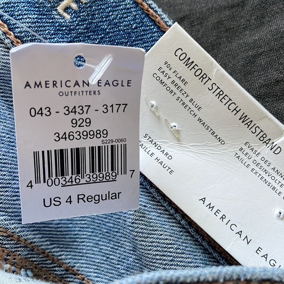Gorgeous 90's Flare American Eagle Jeans. - Picture 6 of 6